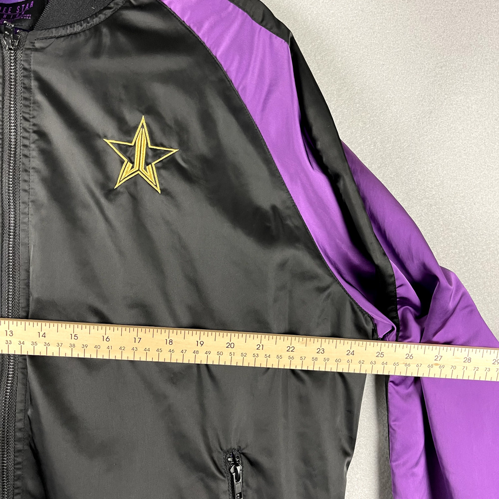 Jeffree Star Bomber Jacket Mens XXL 2XL Blood Lust Full Zip Satin Embroidery - Picture 7 of 14